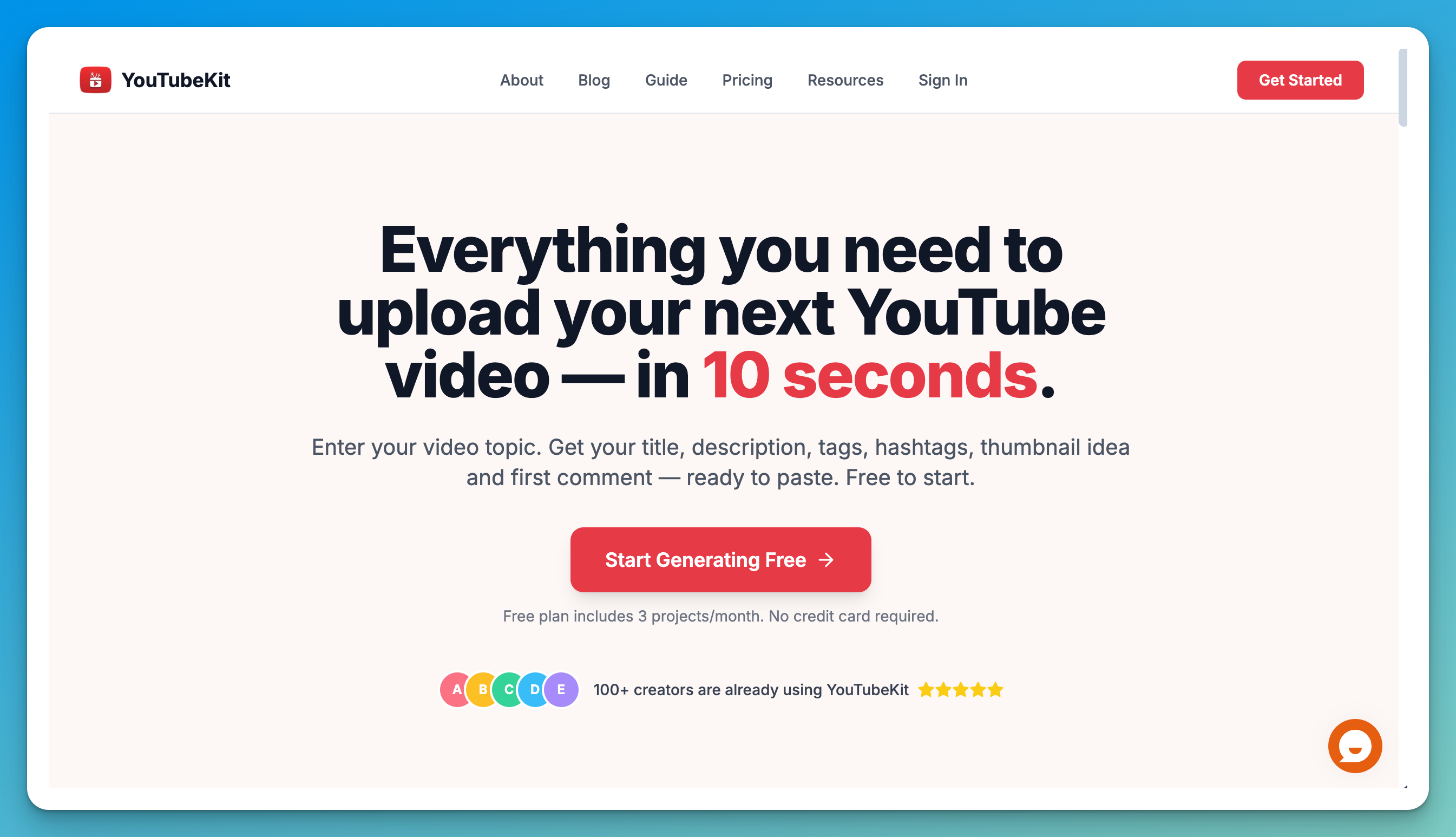 YouTubeKit — Content Creator Toolkit
